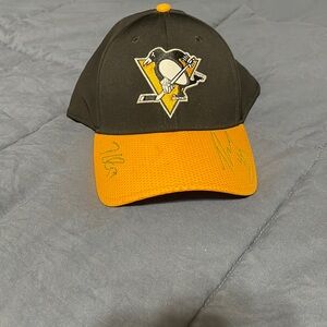 Autographed penguins hat(Tyler Kennedy and Jake guentzel)